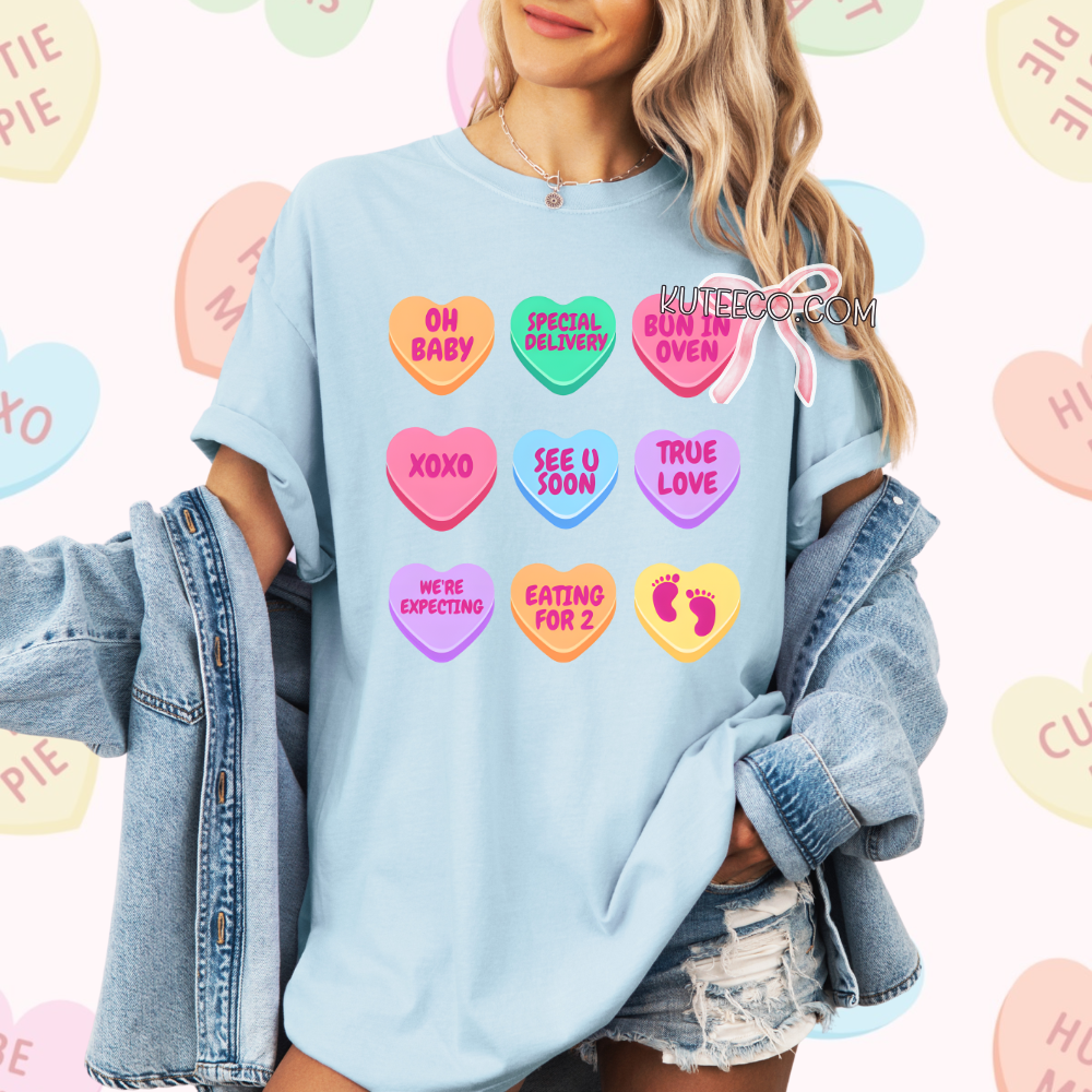 Pregnant V-day candy - Shirt/ Sweatshirt