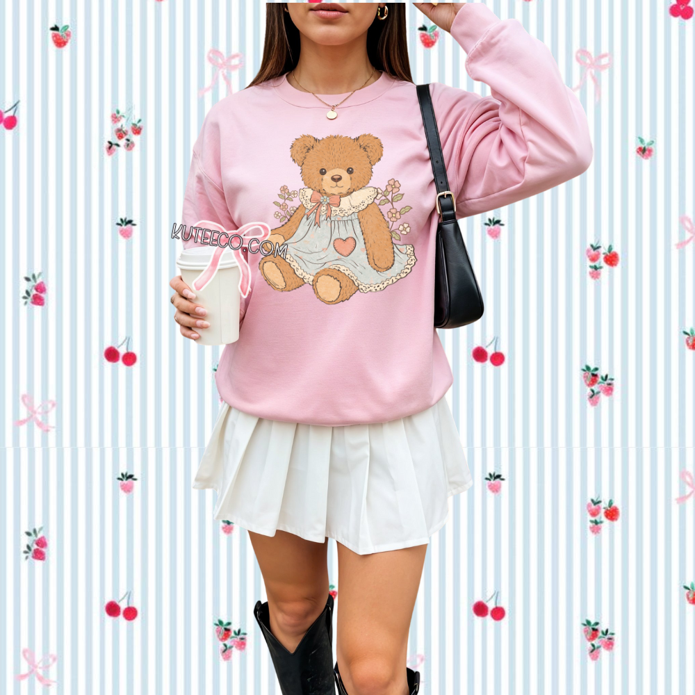 Floral Bear - Shirt/ Sweatshirt