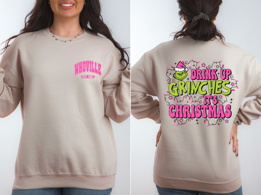 whoville grinch sweater beige 